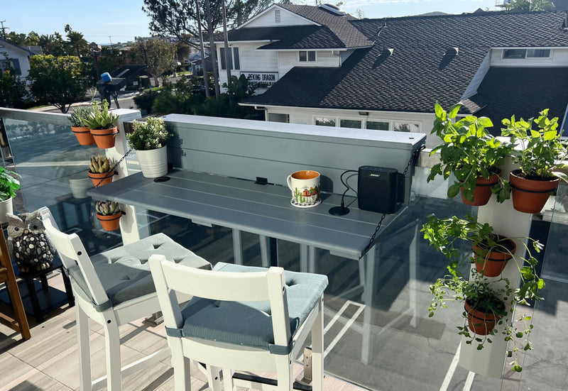 Hanging Balcony Table